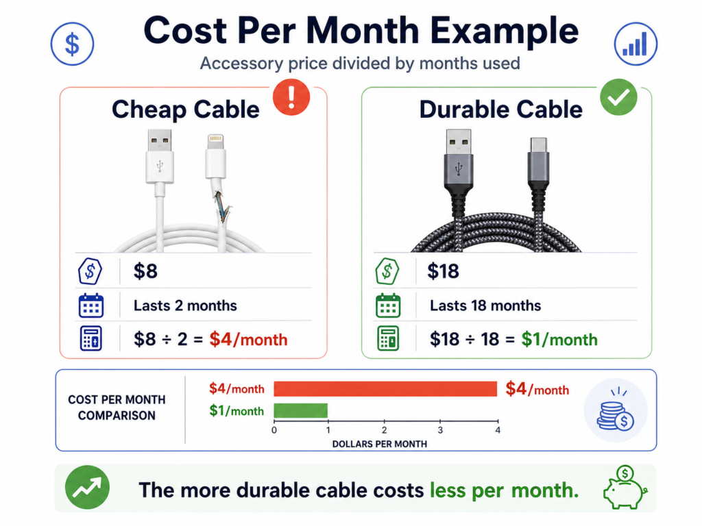 Cost comparison- cheap vs durable cables