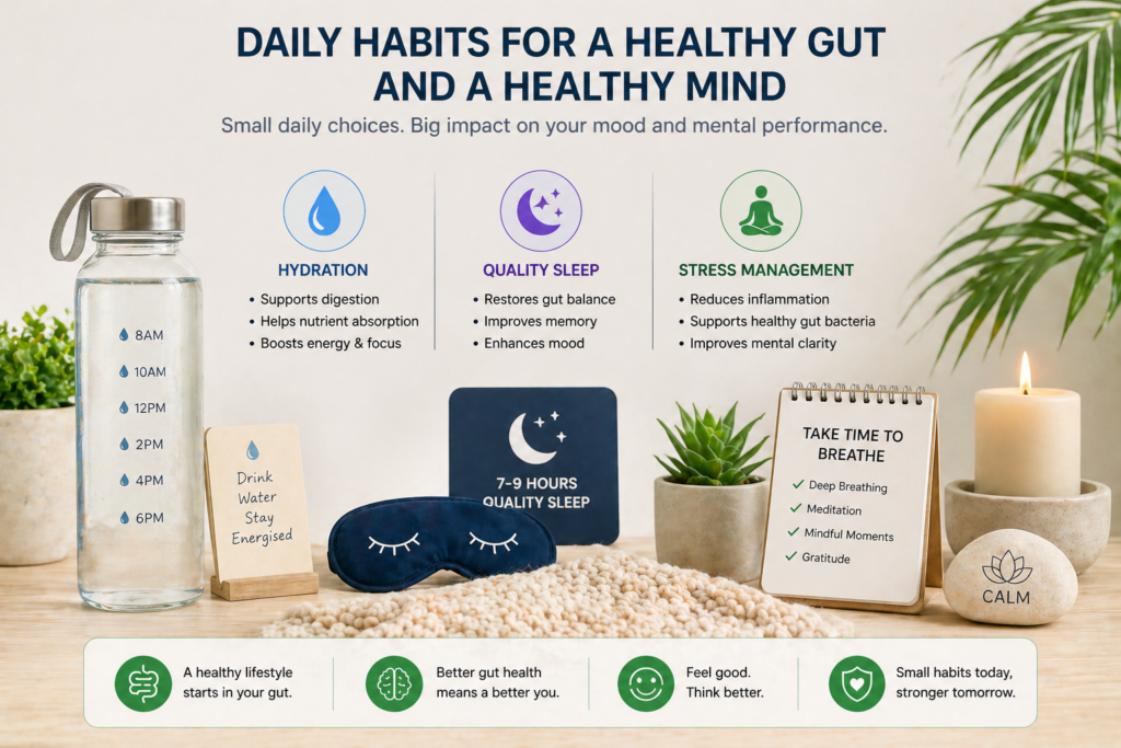 Daily habits for gut and mind wellness