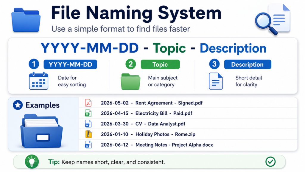 Effective file naming guide