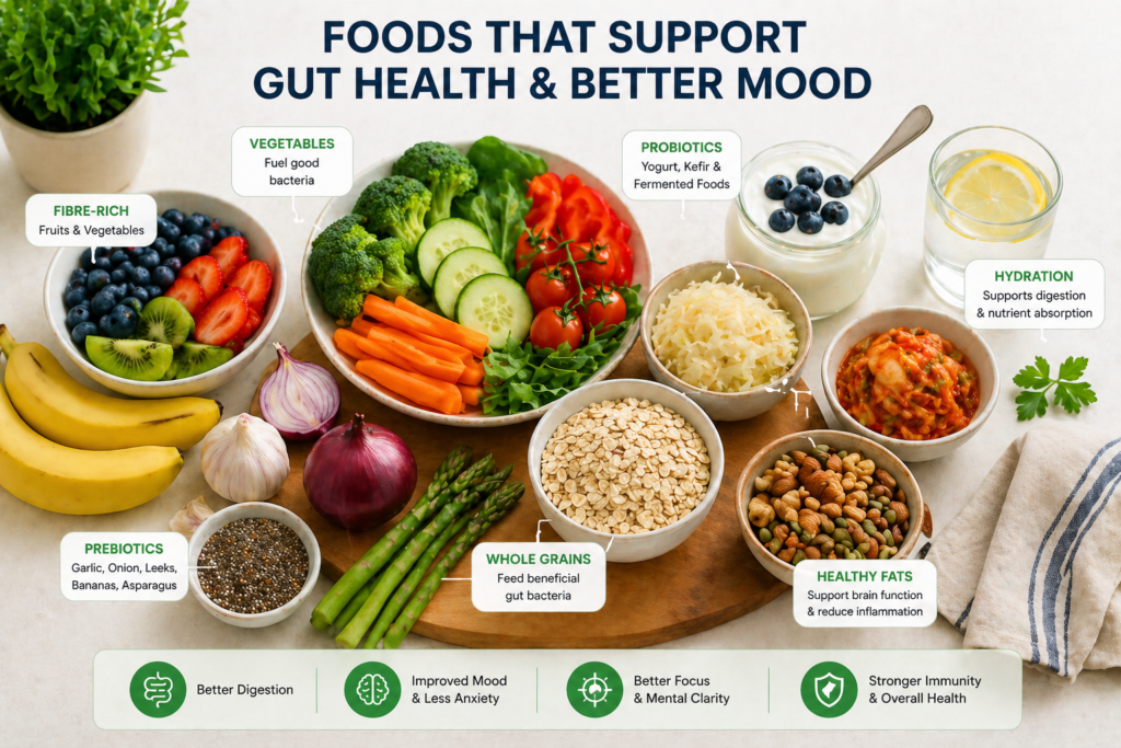 Foods to boost gut health