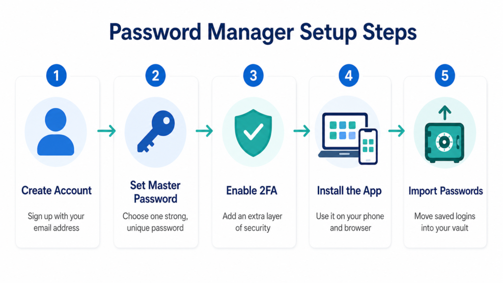 Password manager setup guide