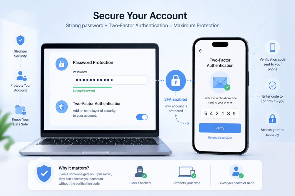 Secure your account with 2FA