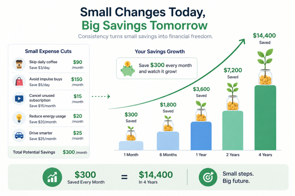 Small changes, big savings ahead